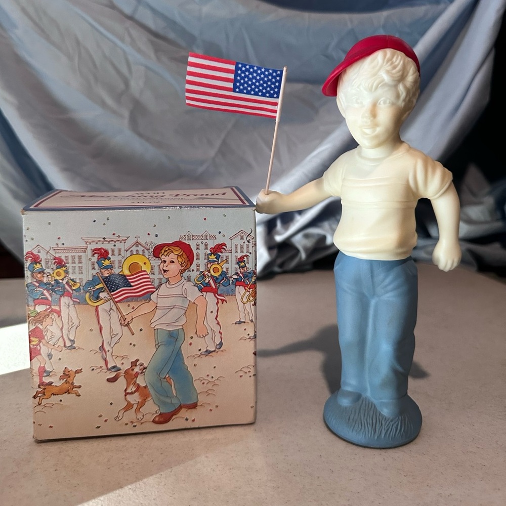 Vintage Avon Cologne Bottle - “Marching Proud” in Original Box